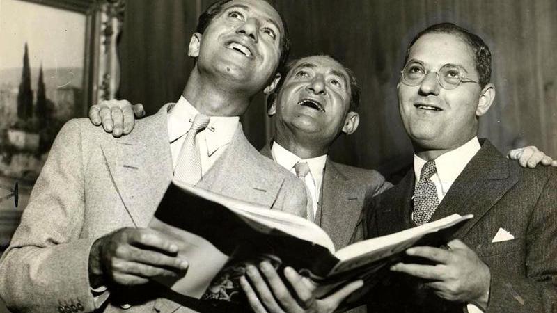 George, Arthur e Ira: i tre fratelli Gershwin