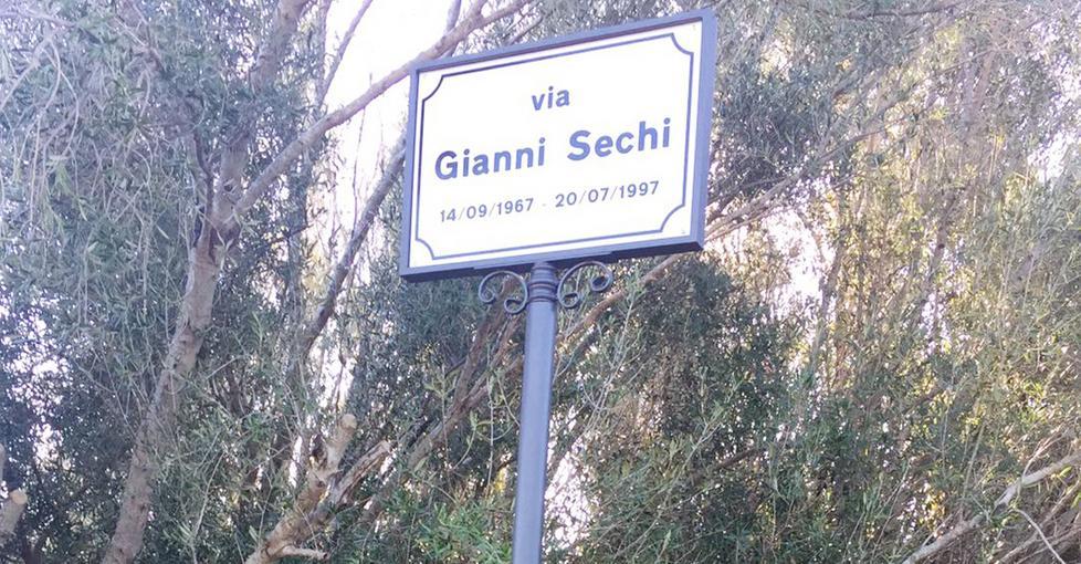 Una strada dedicata a Gianni Sechi, volontario eroe