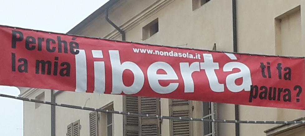 A sostegno di “Nondasola” contro la violenza di genere