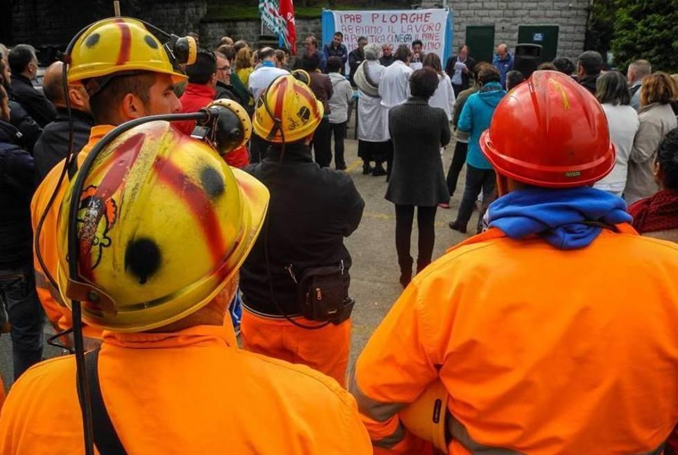 Vertenza minatori, consiglio straordinario a Olmedo 