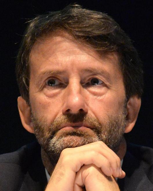 Dario Franceschini alla presentazione del nuovo catalogo 