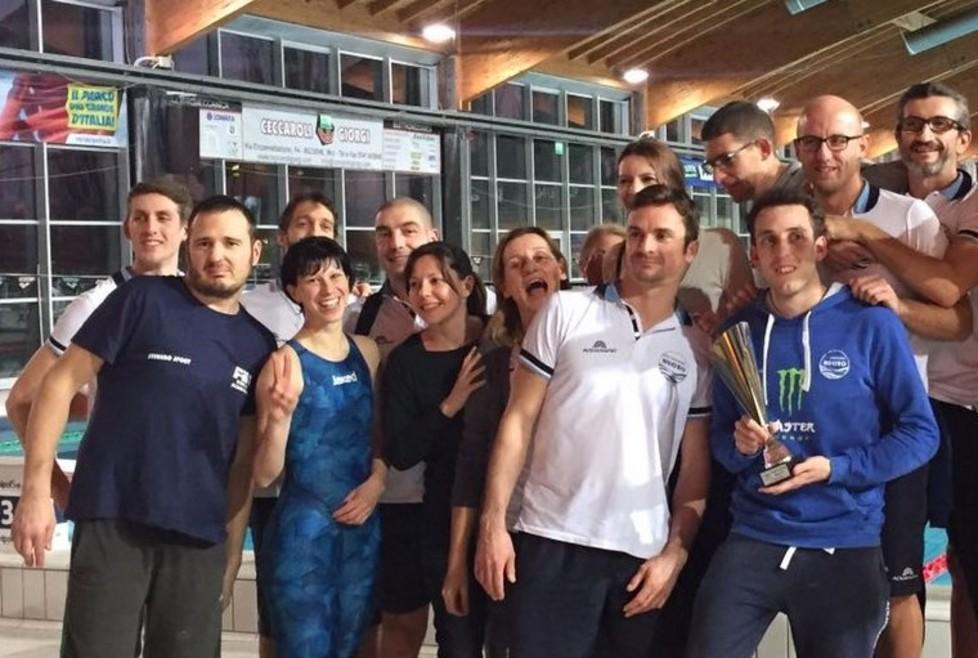 La squadra master di Coopernuoto seconda in Emilia Romagna