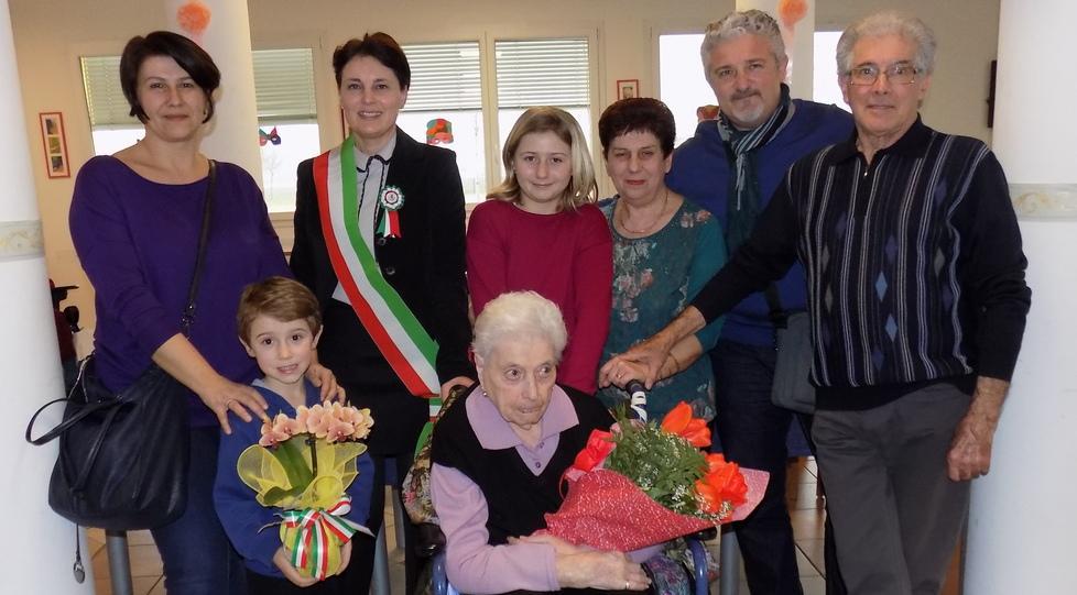 A Vigarano festeggiata una centenaria