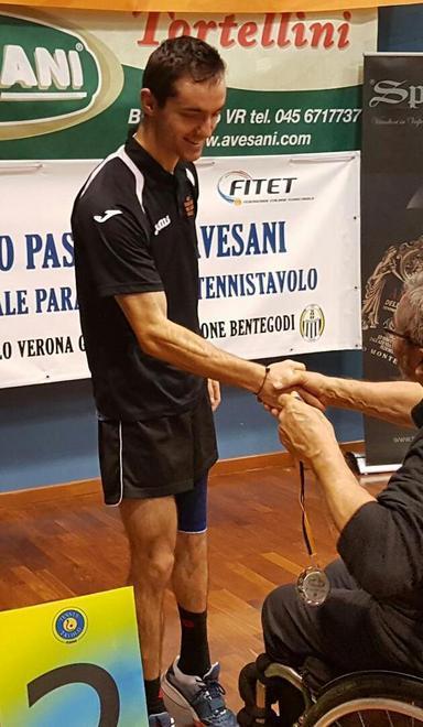 Torneo paralimpico a Verona, argento per Raymond Ripanu