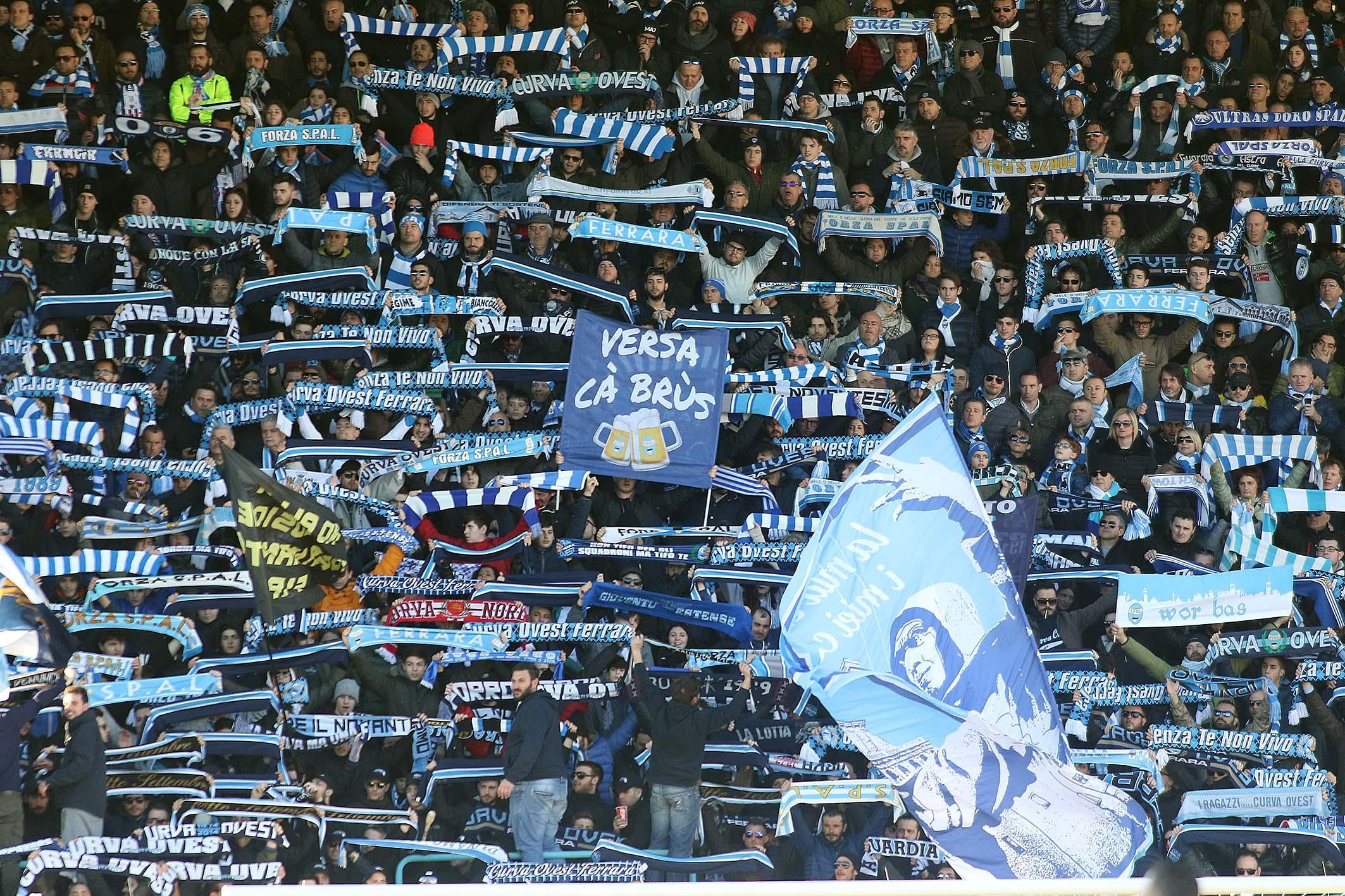 La Curva Ovest per Spal-Pisa è già esaurita