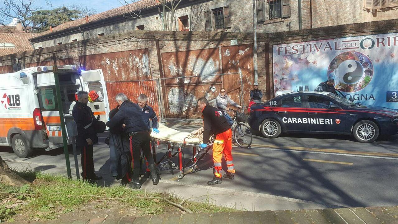 I primi soccorsi al carabiniere che ha accusato il malore