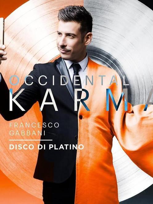 Gabbani festeggia il disco di platino 