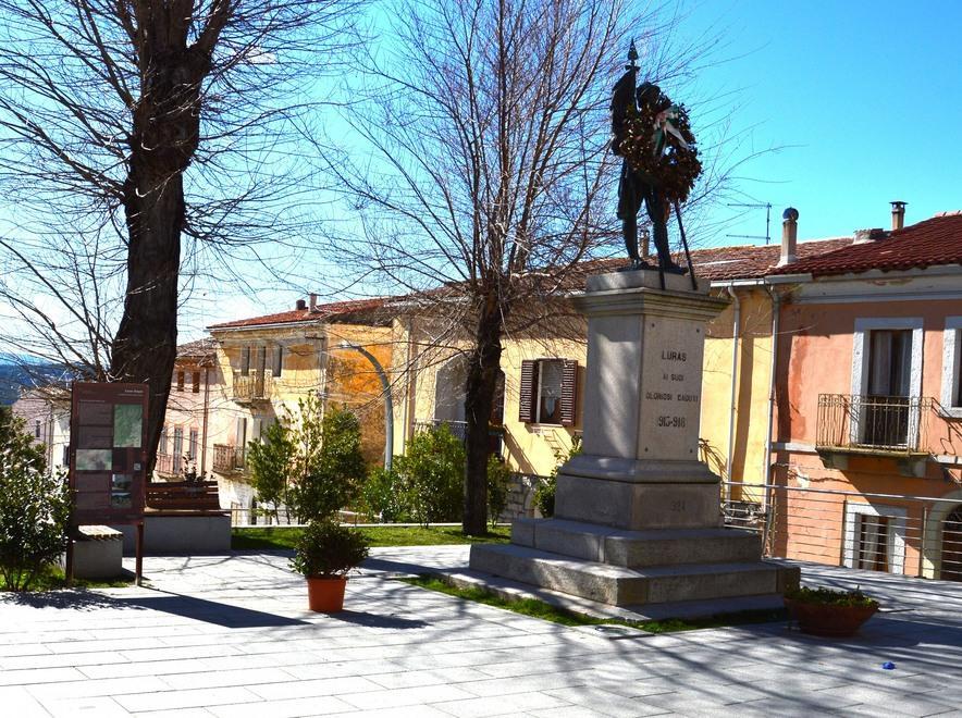 La storia di Luras sui pannelli informativi 