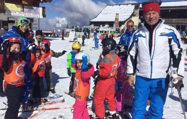 Cacioppo di Zelig scia al Cimone 