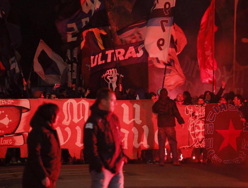 La scorta ai “Daspati” in questura, curva vuota 