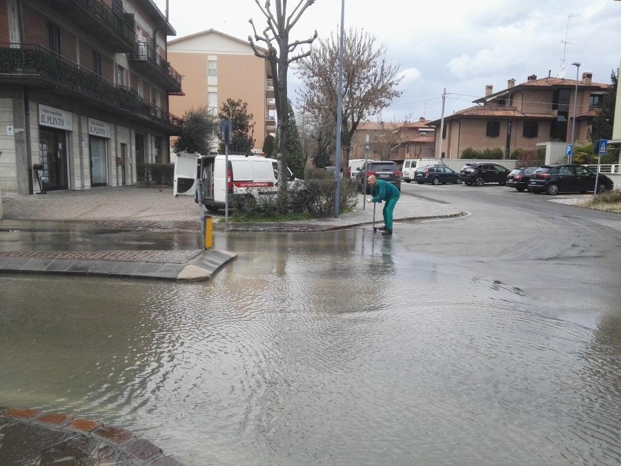 Allagamento per rete idrica ko 
