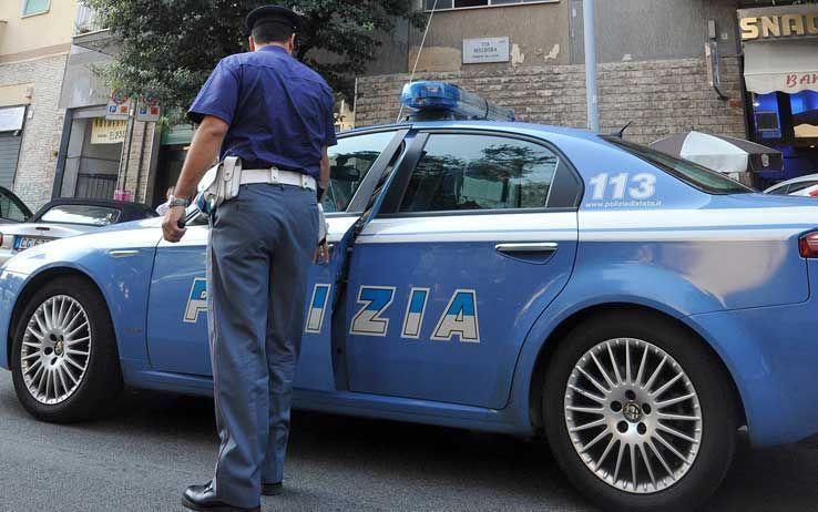 Un intervento della Volante (archivio)
