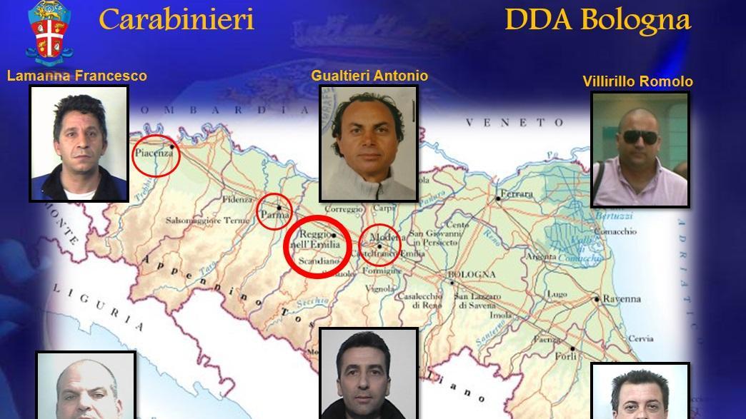 Aemilia, il 28 aprile parte l'appello per 60 imputati