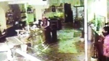 Un fotogramma del furto