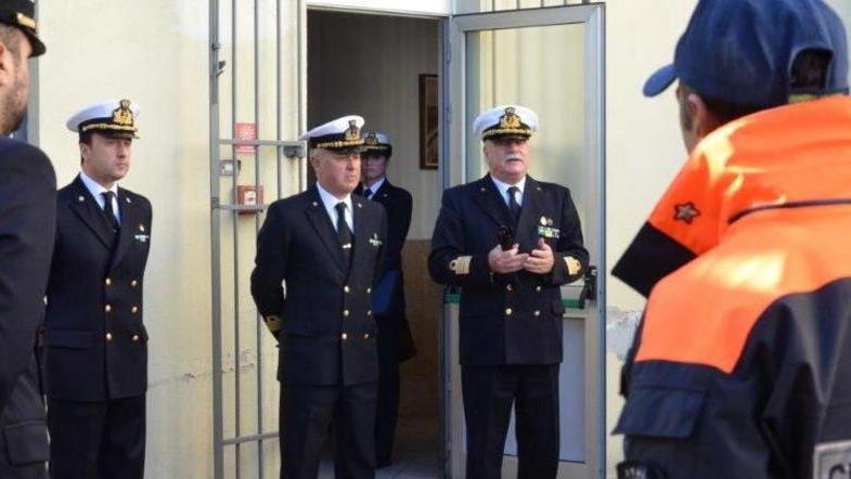 Il direttore marittimo in Capitaneria