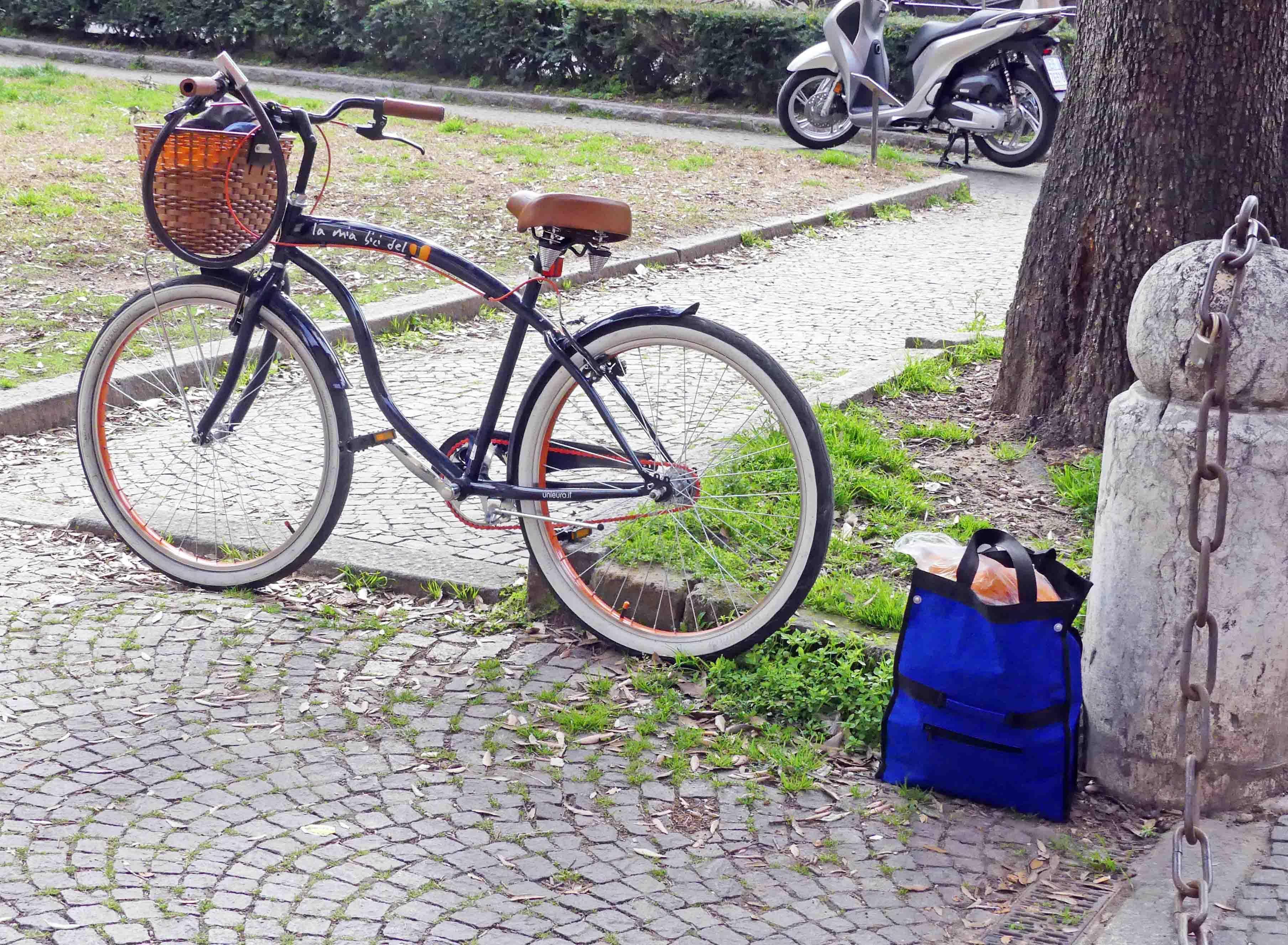 La bicicletta dopo l'incidente