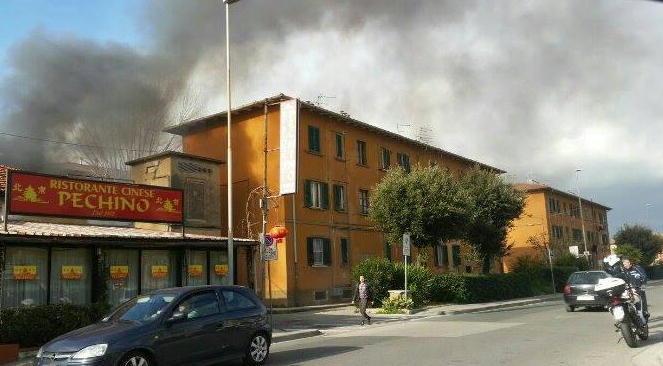 Paura per un incendio al ristorante cinese
