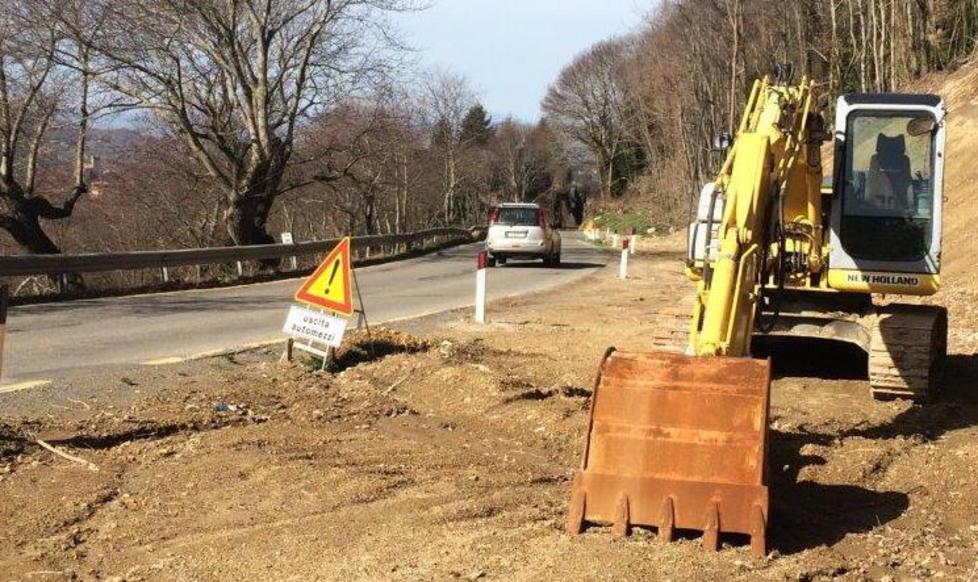 Strada Amiatina, riaperto il cantiere