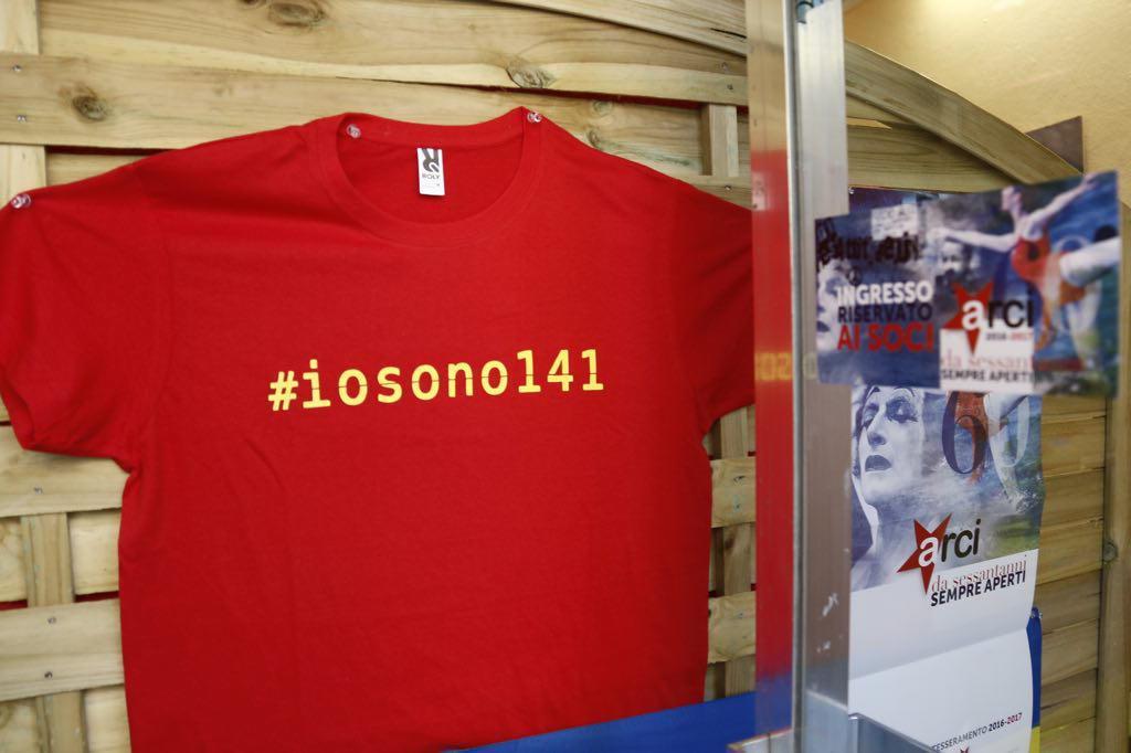 La maglia con la scritta #iosono141 per chiedere verità e giustizia