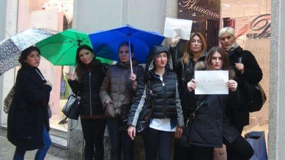 Blumarine licenzia: è protesta 