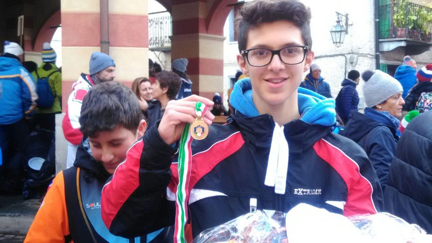 Sci nordico: il 13enne Matteo Biondini è campione italiano 