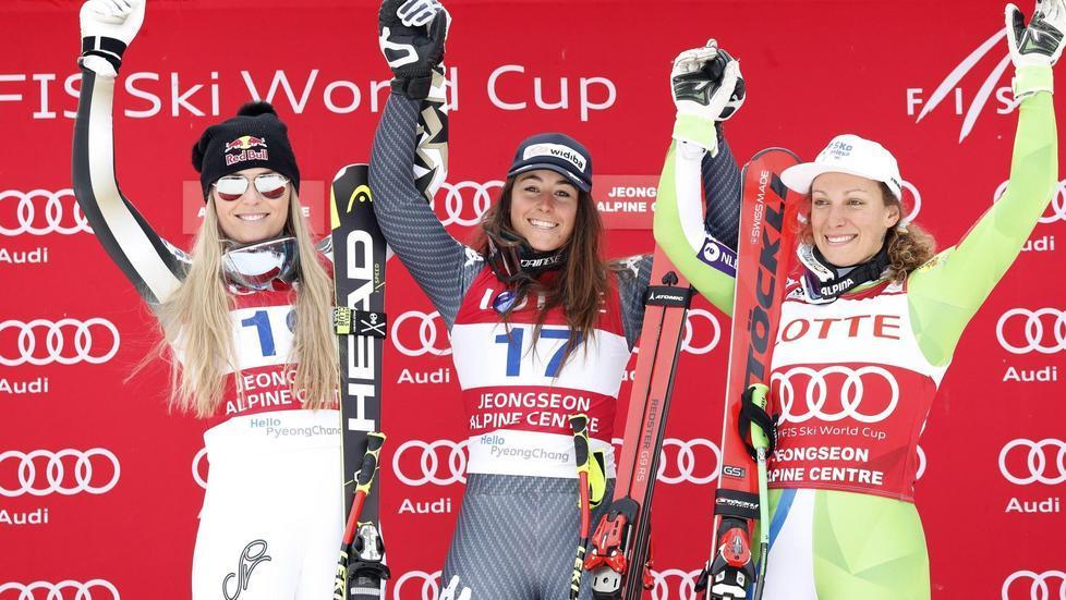 Fantastico bis per Sofia Goggia È prima anche nel SuperG 