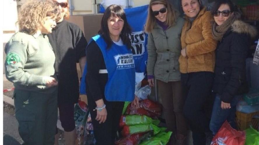 I volontari elbani in visita ad Amatrice