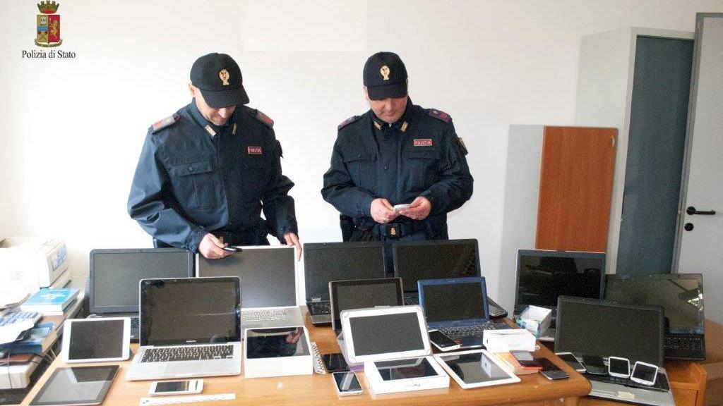 Ritrovati computer e smartphone rubati