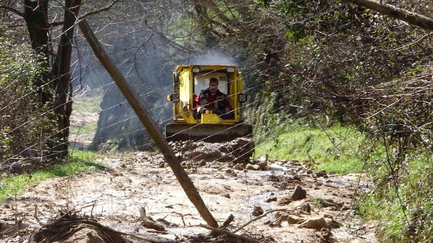 Montale, una frana isola Striglianella