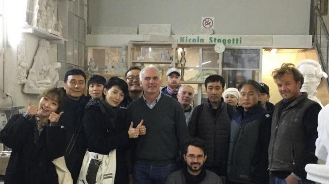 L’arte di Pietrasanta sbarca in Corea grazie a Sky