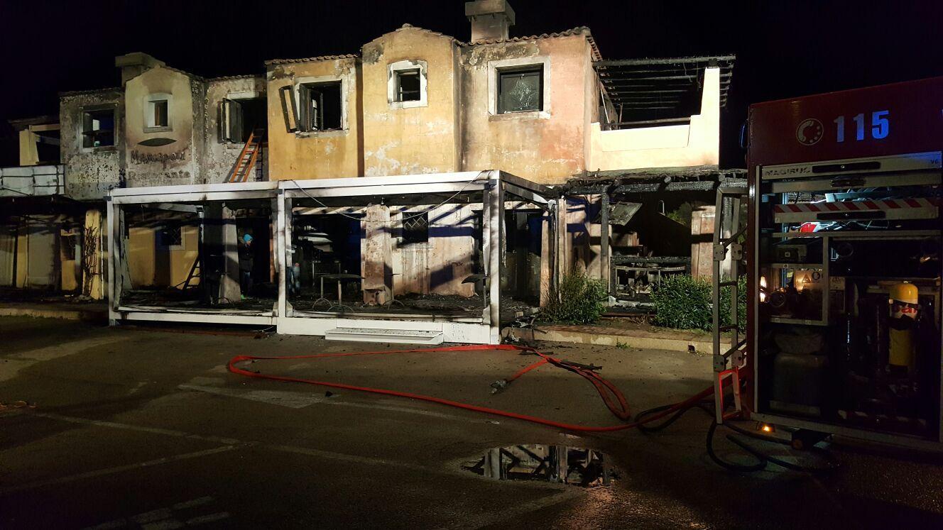 Il complesso che ospitava il ristorante-pizzeria Mascapotì (foto G. Sanna)