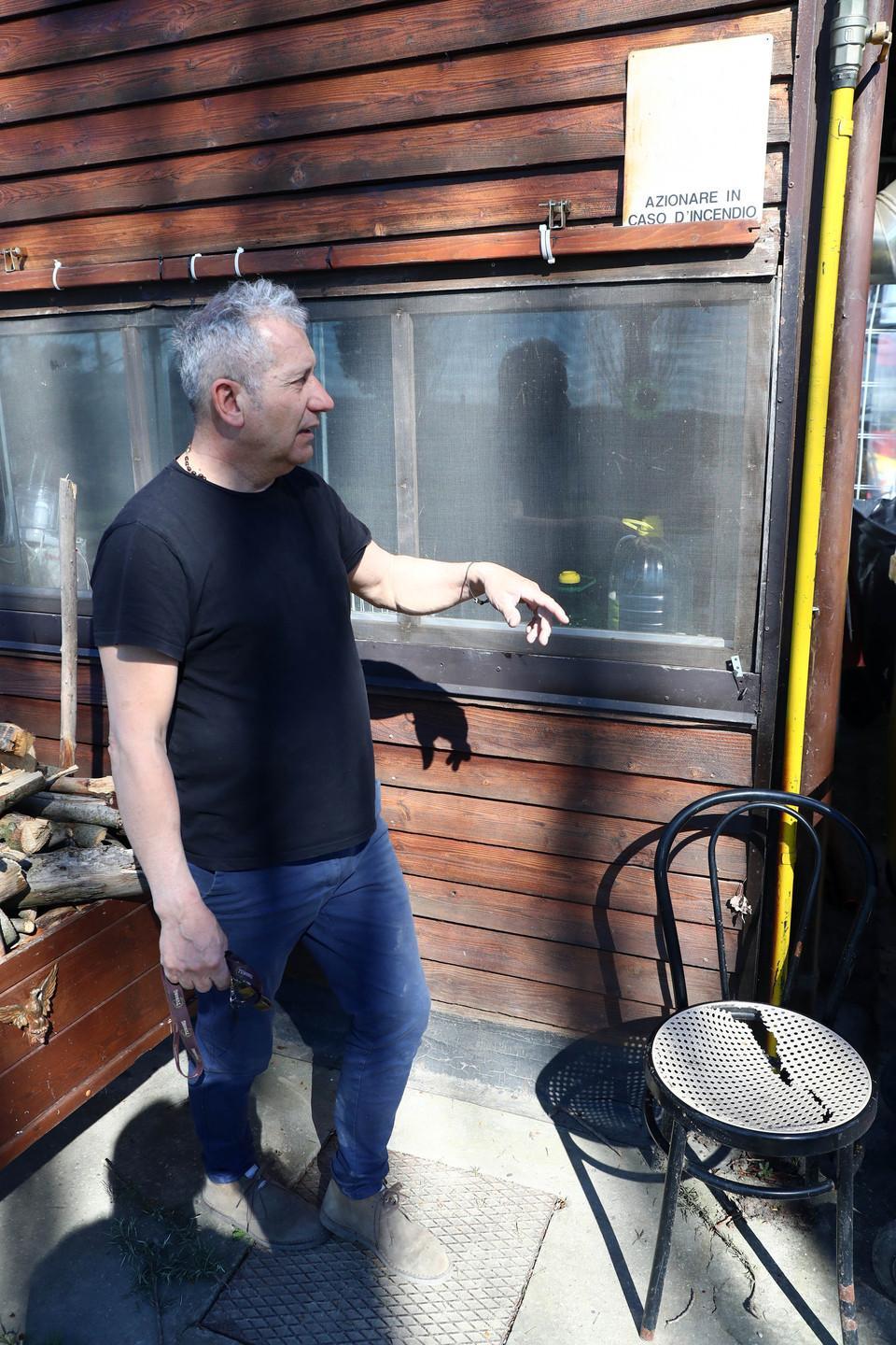 Il titolare dell'agriturismo Laghetto Dondi, Daniele Vecchi