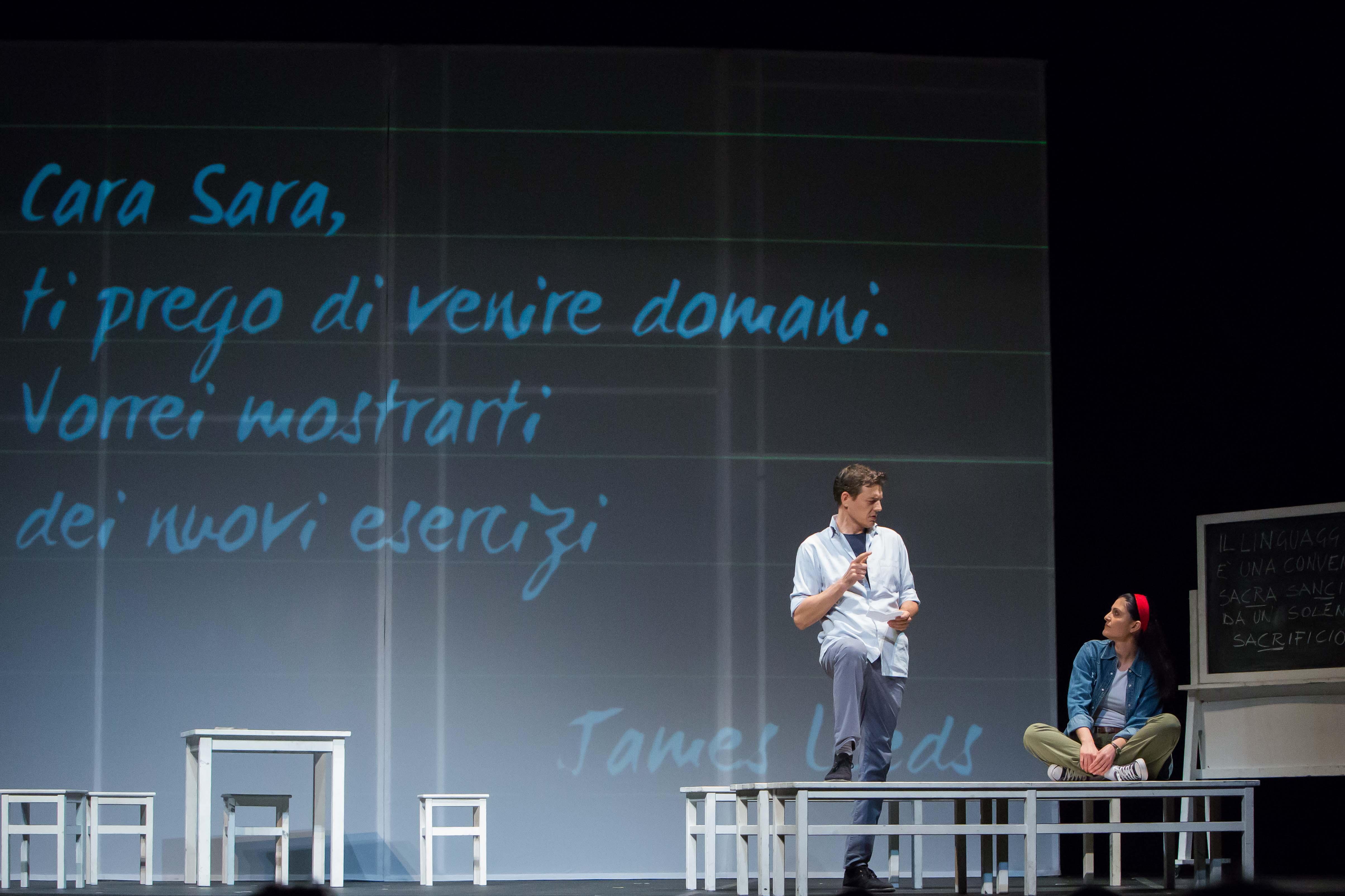 Una scena dello spettacolo