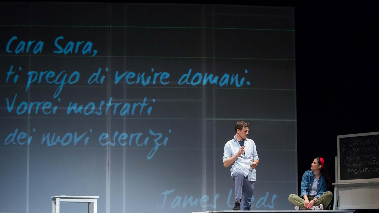 Una scena dello spettacolo
