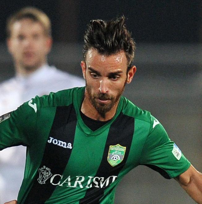 Il calciatore neroverde Provenzano