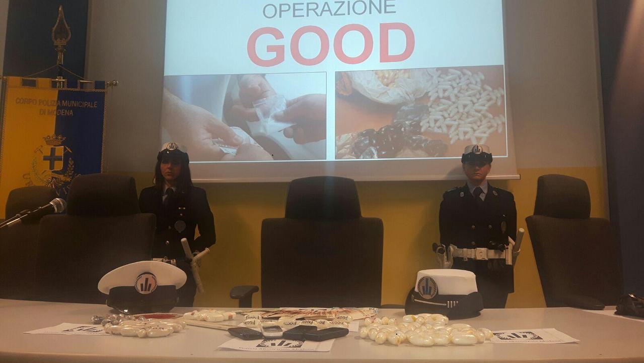 Modena, blitz della Municipale: sequestrata droga per 100mila euro