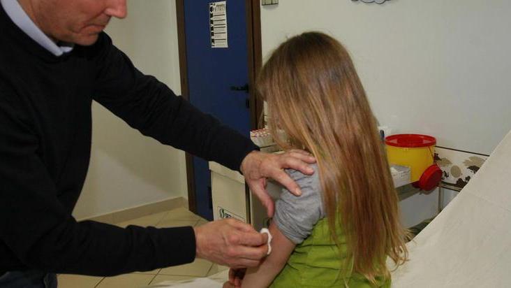 La vaccinazione di una bambina