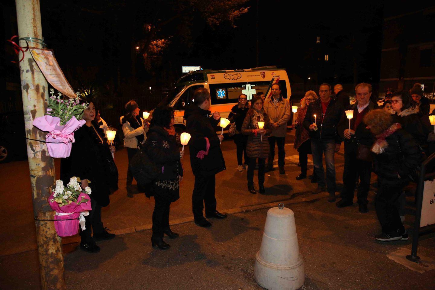Fiaccole in marcia per Jessica 