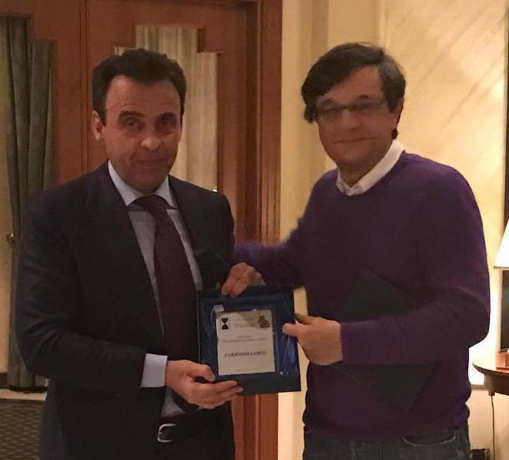 Premiati il presidente Corsi e Dimarco