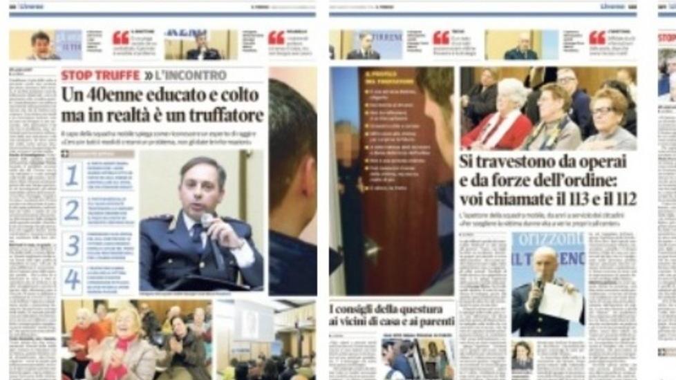 Consigli utili e strumenti per difendersi anche Il Tirreno in prima linea con la polizia