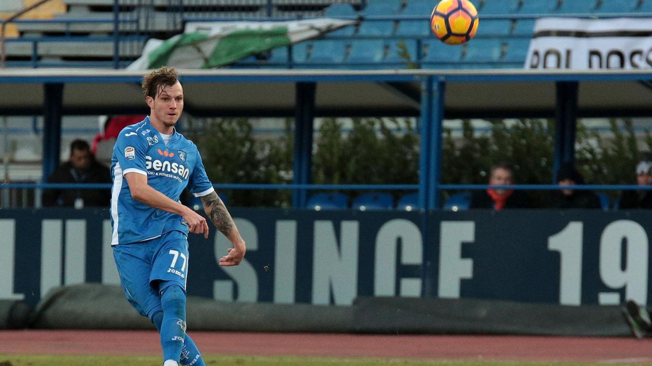 Marcel Buchel in azione con la maglia dell'Empoli (foto agenzia Carlo Sestini)