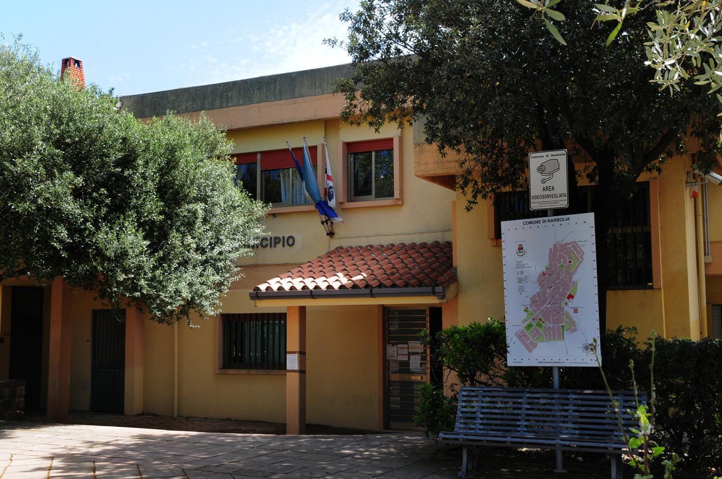 Il municipio di Narbolia