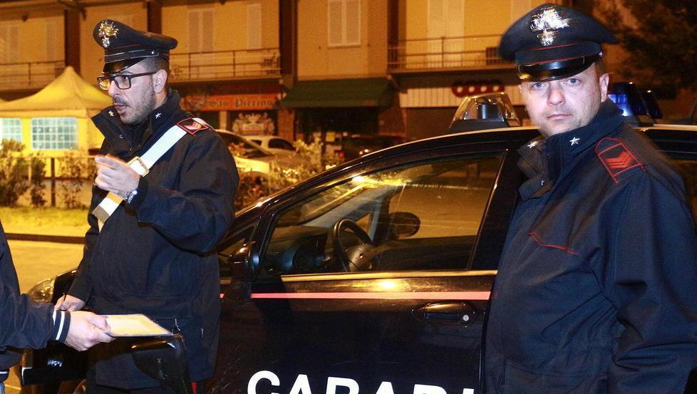 Un intervento dei carabinieri (foto d'archivio)