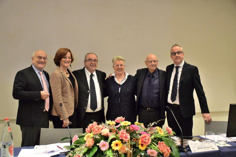 I vertici di Verinlegno con Federica Landucci, vice presidente Confindustria Toscana Nord (seconda da sinistra)
