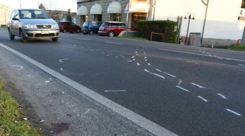 Il luogo dell'incidente (foto Serracchioli)