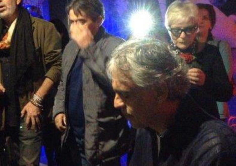 Un mini concerto per inaugurare le Officine Bocelli 