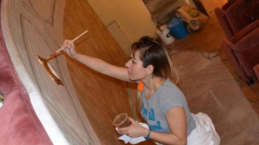 Studenti al “Concordi” per il restauro degli stucchi