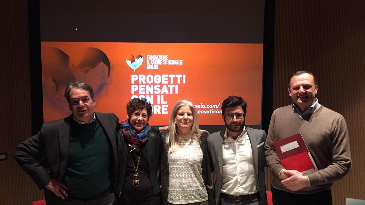 I promotori dell'iniziativa durante la presentazione