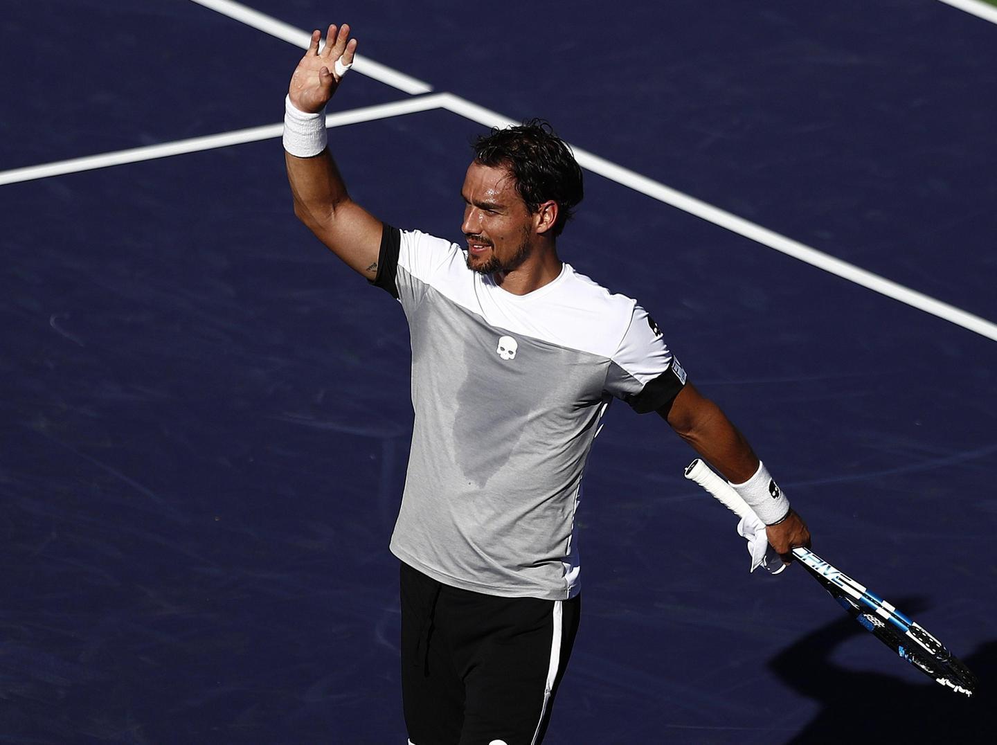 Show Indian Wells Fognini incanta eliminando Tsonga 