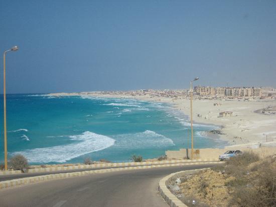 Una veduta di Marsa Matrouh in Egitto